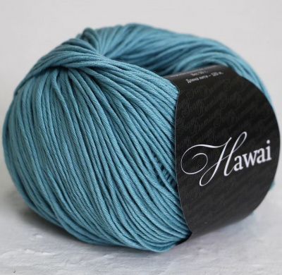 SEAM HAWAI  597 бирюзово-голубой100% мерсеризованный хлопок; 120м/50г